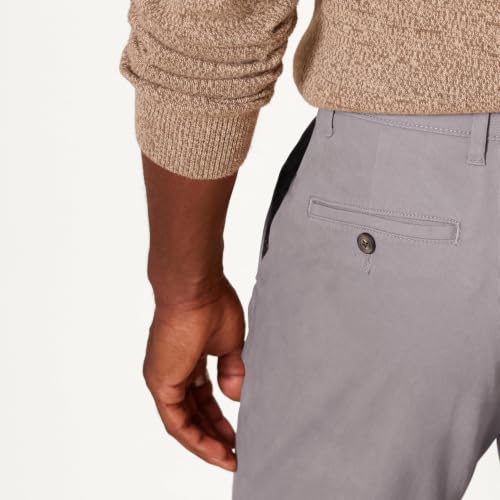 Detalle de Amazon Essentials pantalón chino de pitillo elástico, carbón, 29W/30L