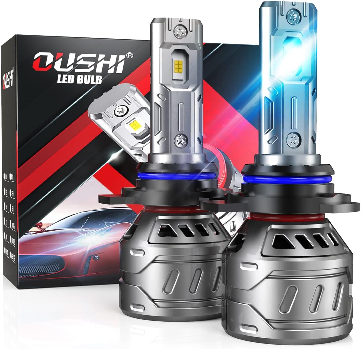 Detalle de OUSHI Lampadine HIR2 LED 9012 70W
