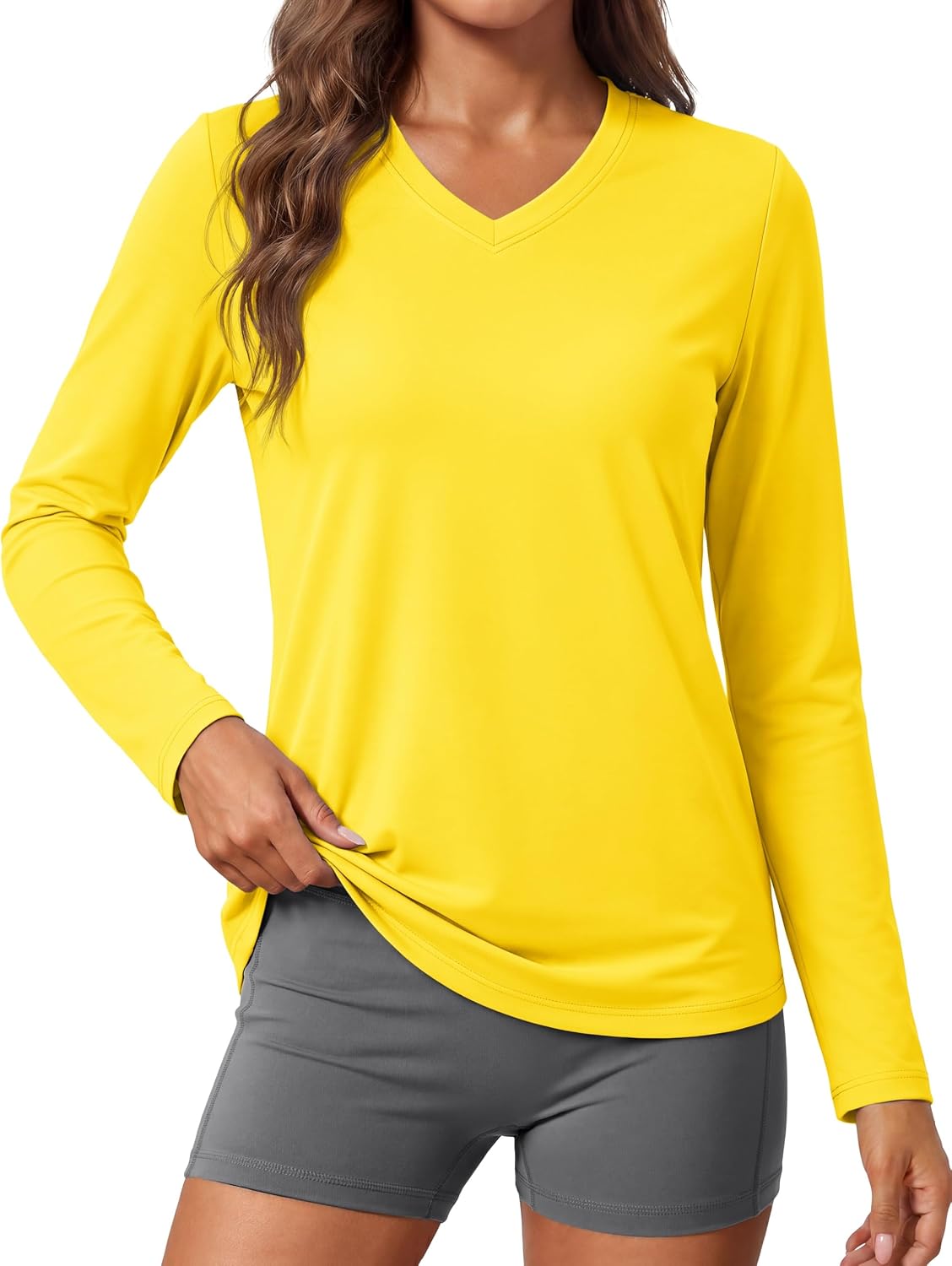 Detalle de MAGCOMSEN Women's Sun Shirt Polyester