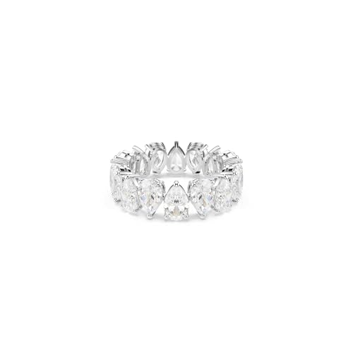 Detalle de Swarovski Anillo Matrix Vittore talla Pera con piedras blancas 💍