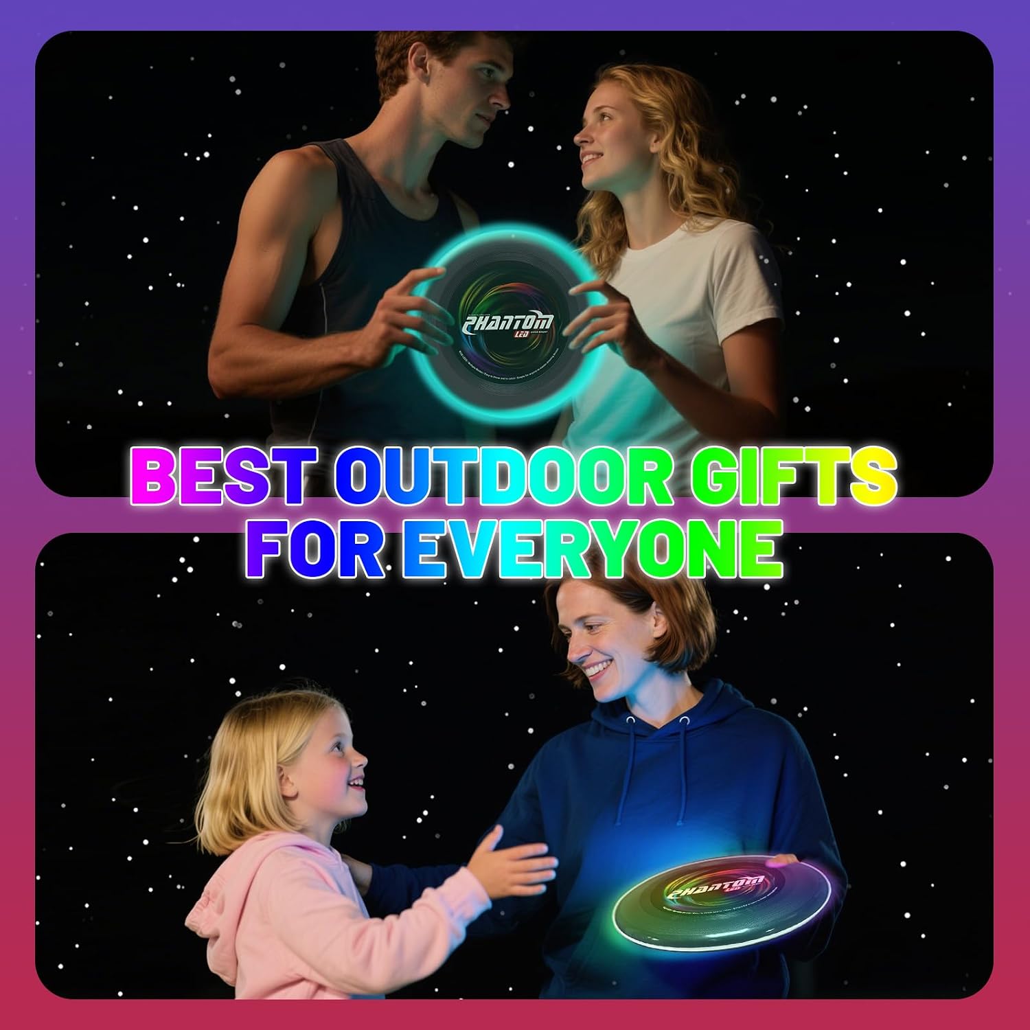 Thumbnail 6 de Camping Holiday Essentials Flying Disc: LED Frisbee for Nighttime Play