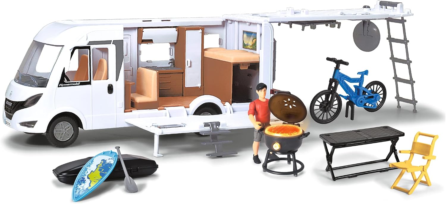 Thumbnail 8 de Dickie Toys Hymer Hymermobil B Class Van 🚐 Con Accesorios
