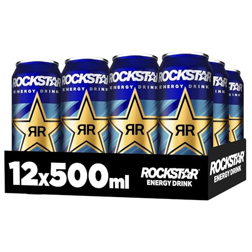 Detalle de Rockstar Energy Drink Blueberry Geschmack – 12x500ml koffeinhaltig