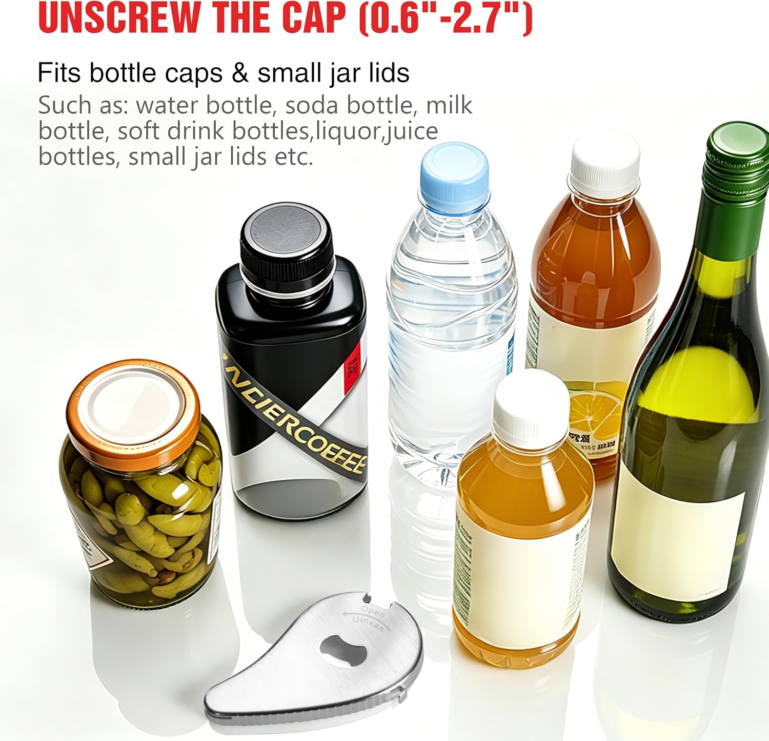 Detalle de Uinxan Multifunction Bottle Opener Stainless Steel