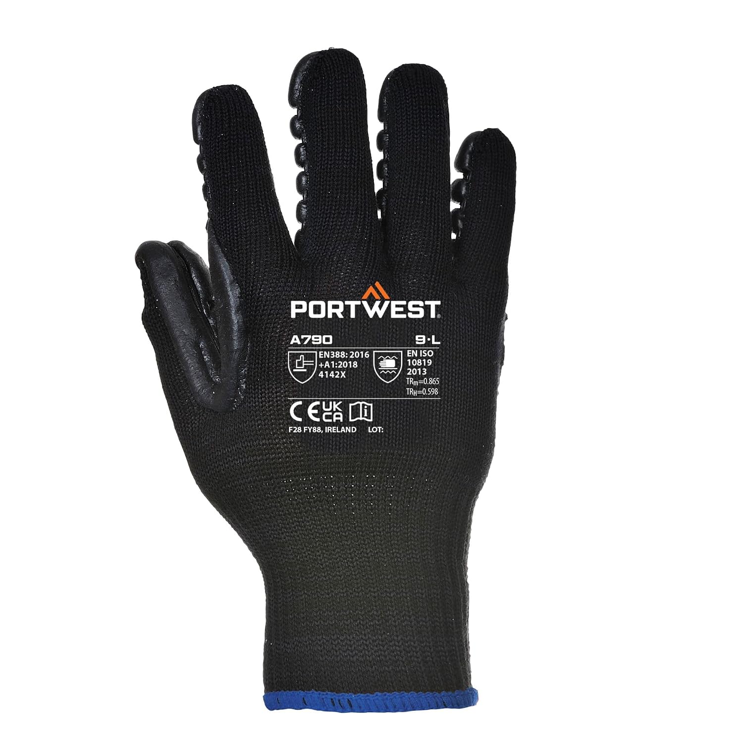 Thumbnail 2 de Portwest A790 Anti Vibration Gloves XL