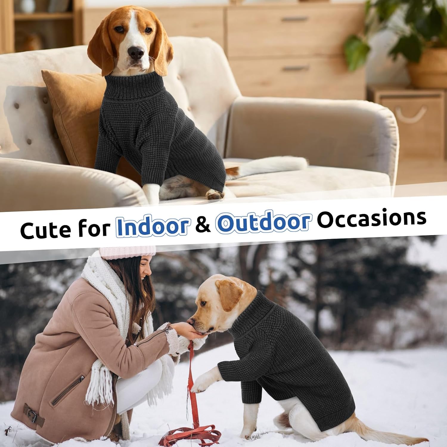 Thumbnail 3 de Queenmore Turtleneck Dog Sweater 3XL