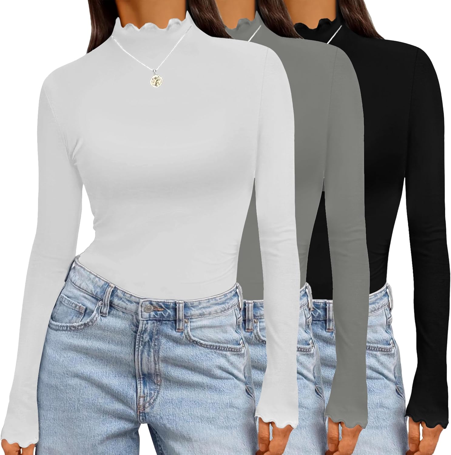 Thumbnail 6 de Ekouaer Thermal Maglia Termica Donna – confezione da 3 Manica Lunga Inverno