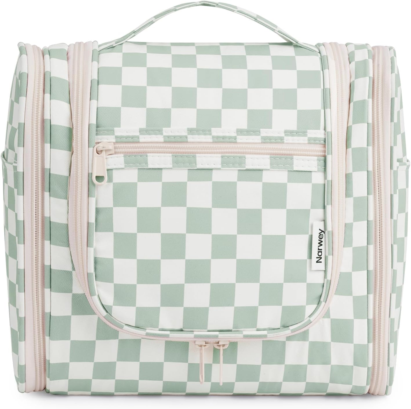 Detalle de Narwey Checkered Travel Hanging Toiletry Bag 28cm