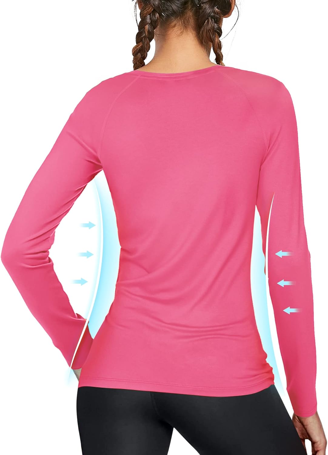 Thumbnail 1 de WISMBOX Women's Long Sleeve Rash Vest with UPF 50+ Sun Protection