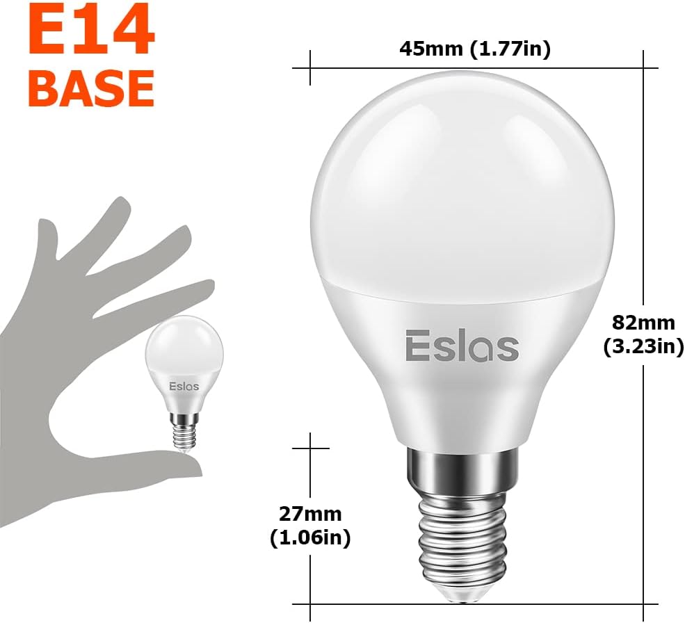Detalle 2 de Eslas E14 G45 6W LED 600lm 6000K