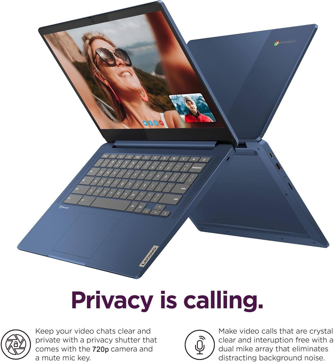 Detalle 1 de Lenovo Chromebook Laptop, 14-Inch