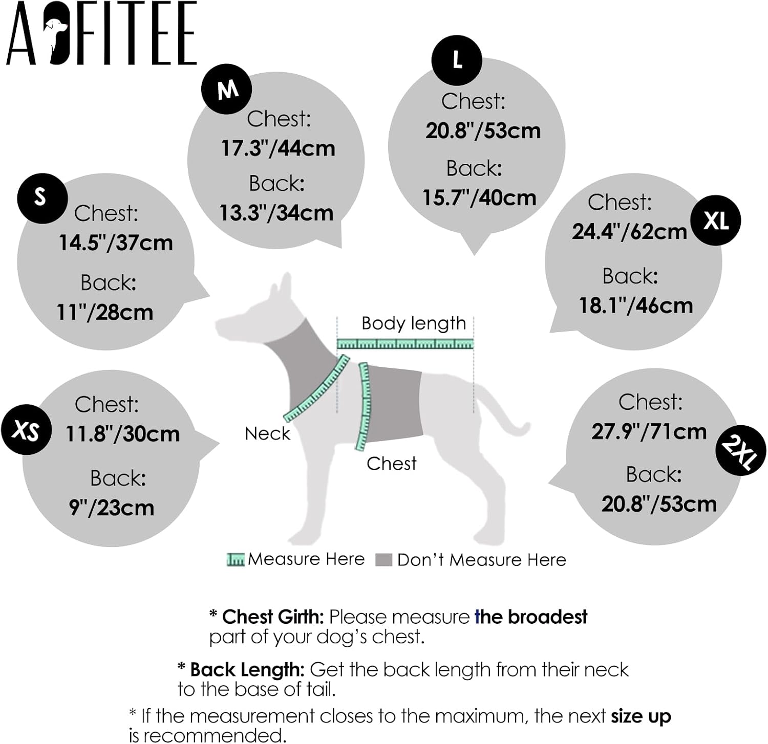 Detalle de AOFITEE Small Dog Jumper XS – Warm Turtle Neck Sweater for Small Dogs (Grey, XSmall)
