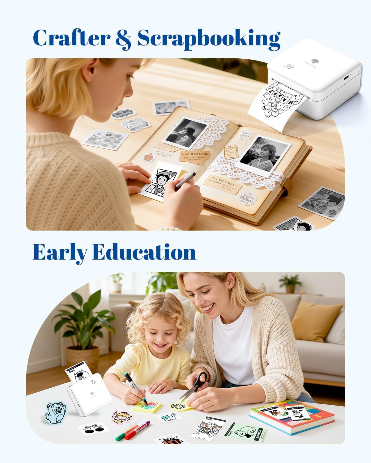 Detalle de Phomemo P2S mini sticker printer 300dpi
