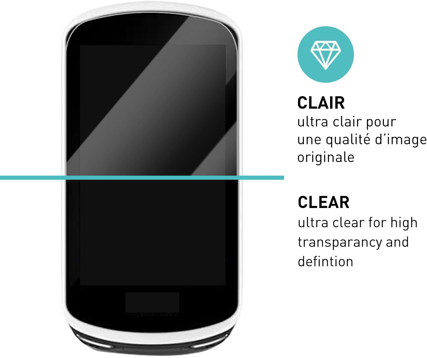 Thumbnail 1 de Smartect Verre Trempé 9H (3 pièces) pour Garmin Edge 1030 / 1030 Plus, anti-rayures et ultra transparent