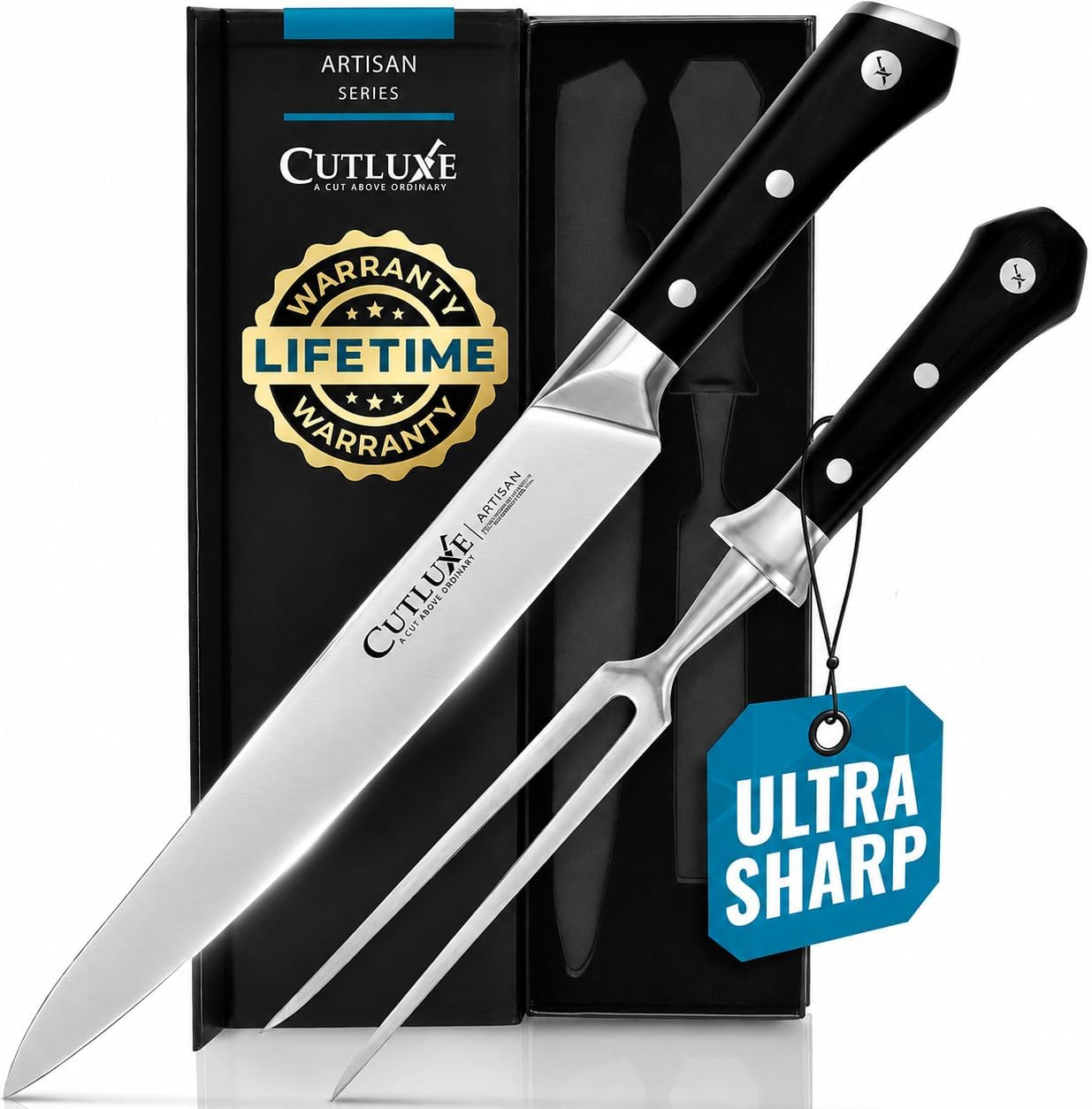 Detalle de Cutluxe Carving Knife Set 9-Inch Knife
