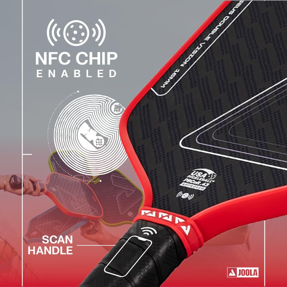 Thumbnail 3 de JOOLA Vision/Double Vision Pickleball Paddles – SK Film for Reduced Vibration, USAP Approved