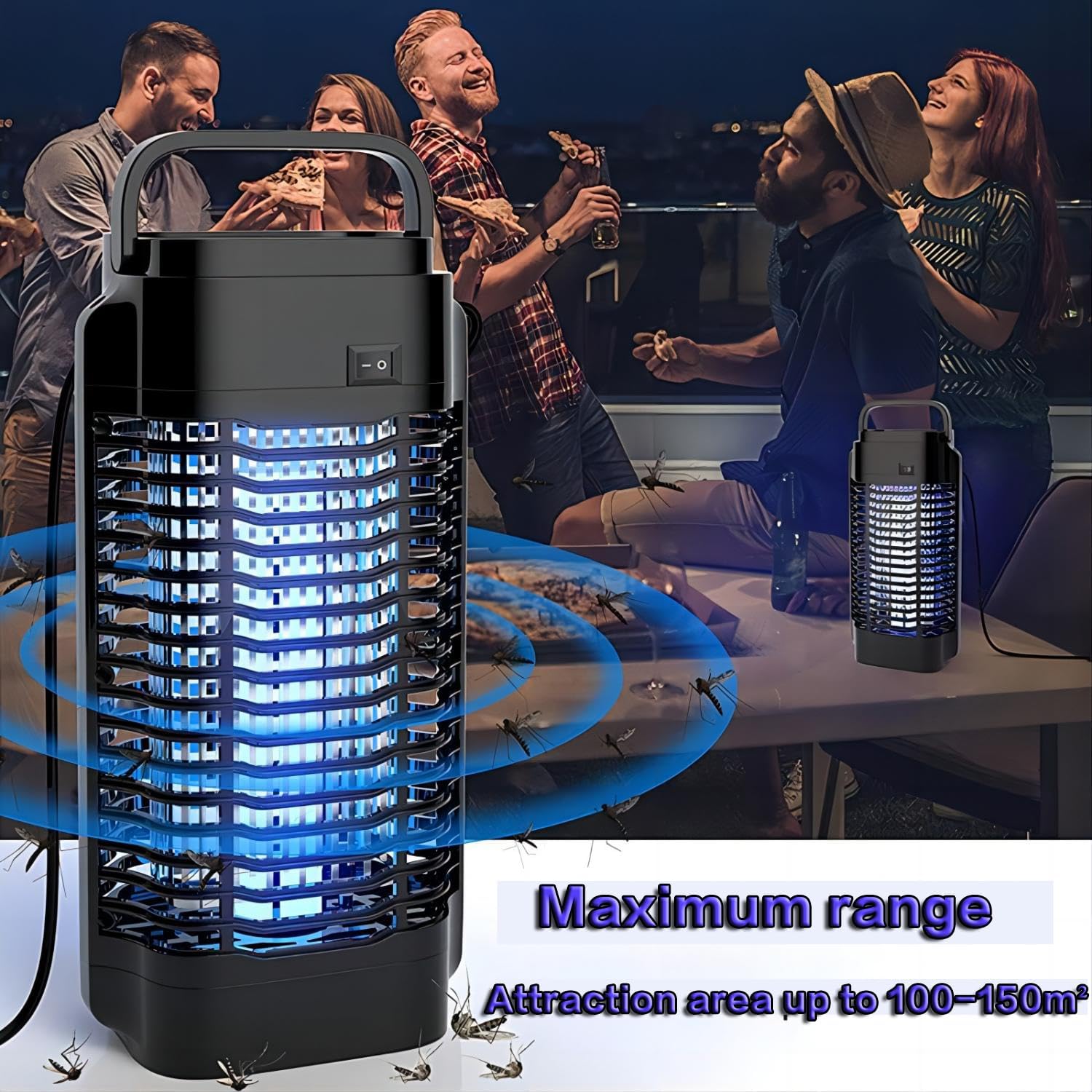 Thumbnail 6 de Bug Zapper 4200V 18W Electric Mosquito Killer