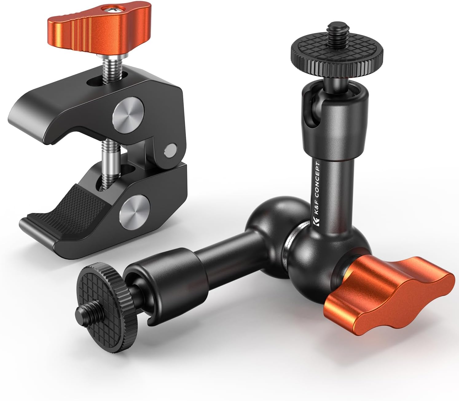 Detalle de K&F CONCEPT 6" Magic Arm Clamp Kit with super clamp and 1/4" & 3/8" screws