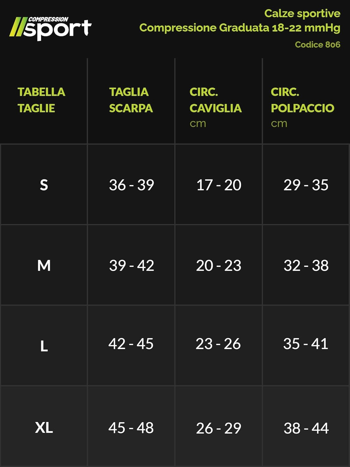 Thumbnail 1 de Relaxsan Calze Sportive Uomo e Donna a Compressione Graduata 18-22 mmHg (Made in Italy) 806