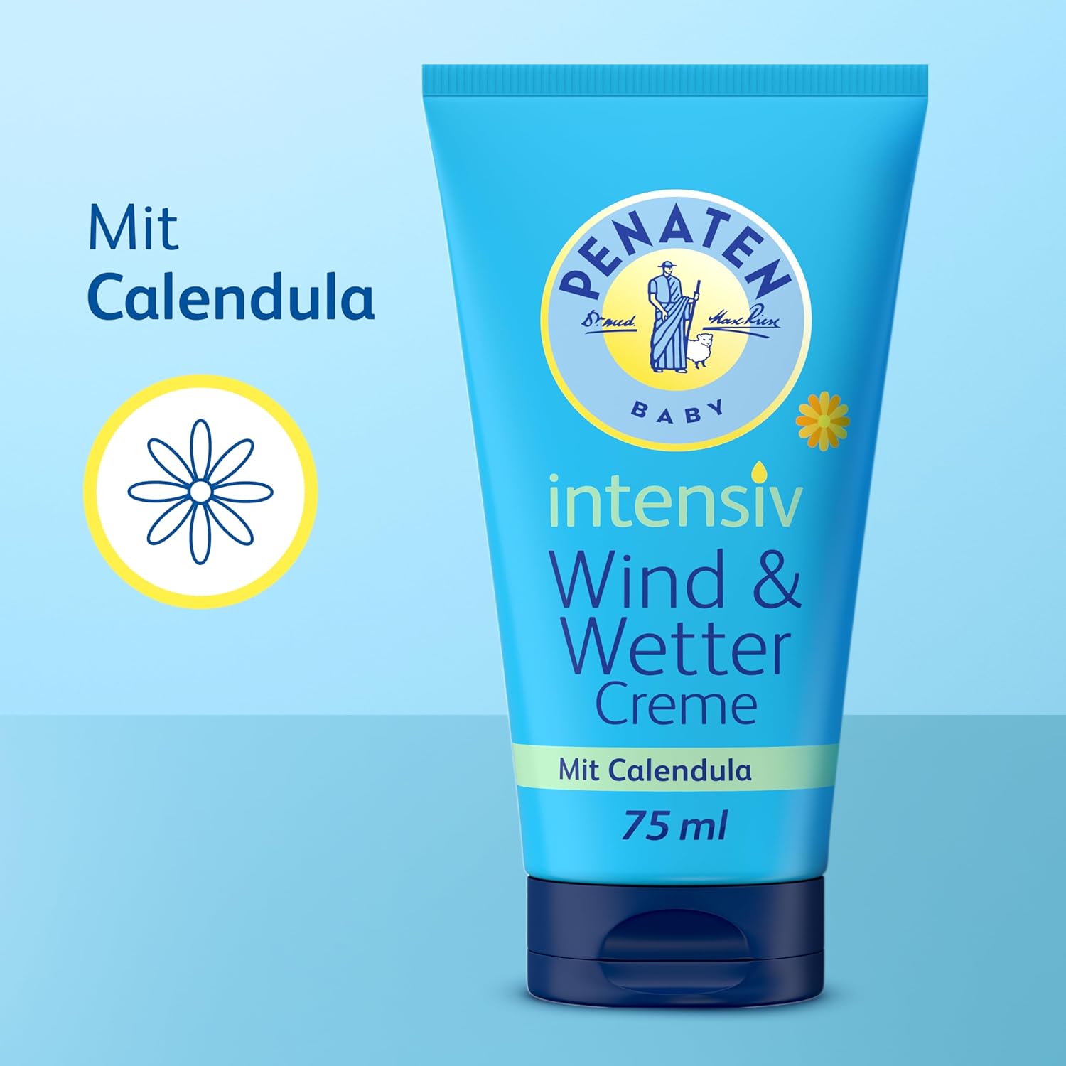 Thumbnail 3 de Penaten Kleine Helfer Wind & Wetter — crème hydratante bébé au calendula, peau sensible (75 ml)