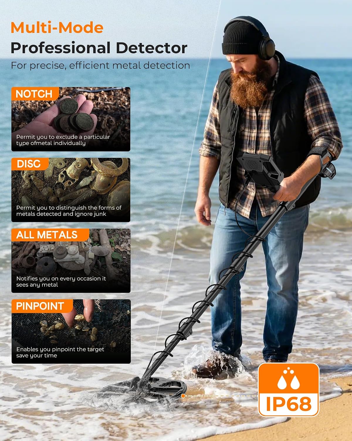 Thumbnail 5 de Metal detector with 12-inch IP68 coil