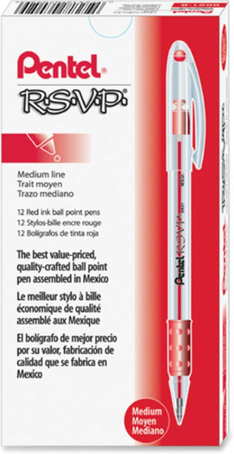 Detalle 1 de Pentel RSVP Ballpoint Pens, 1.0 mm