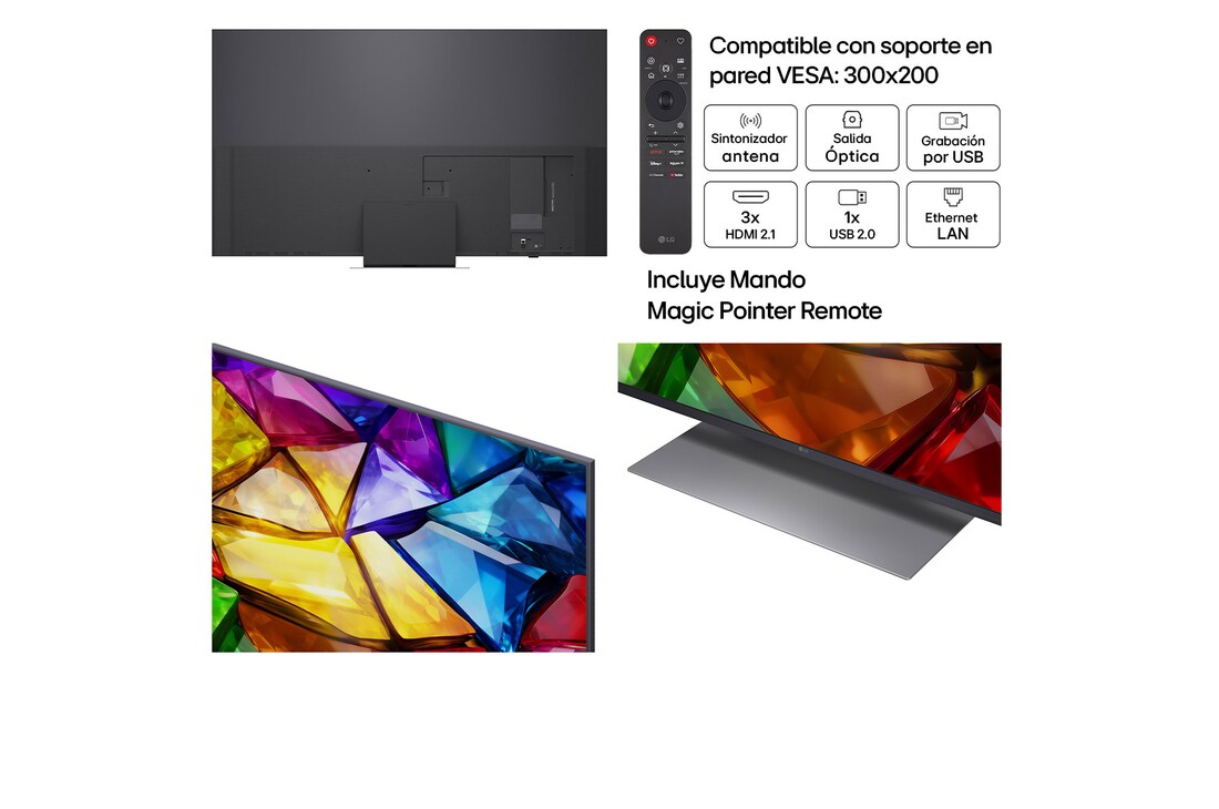 Detalle de LG 65MRGB86 - Smart TV Mini RGB AI de 65'' (4K, 2026)