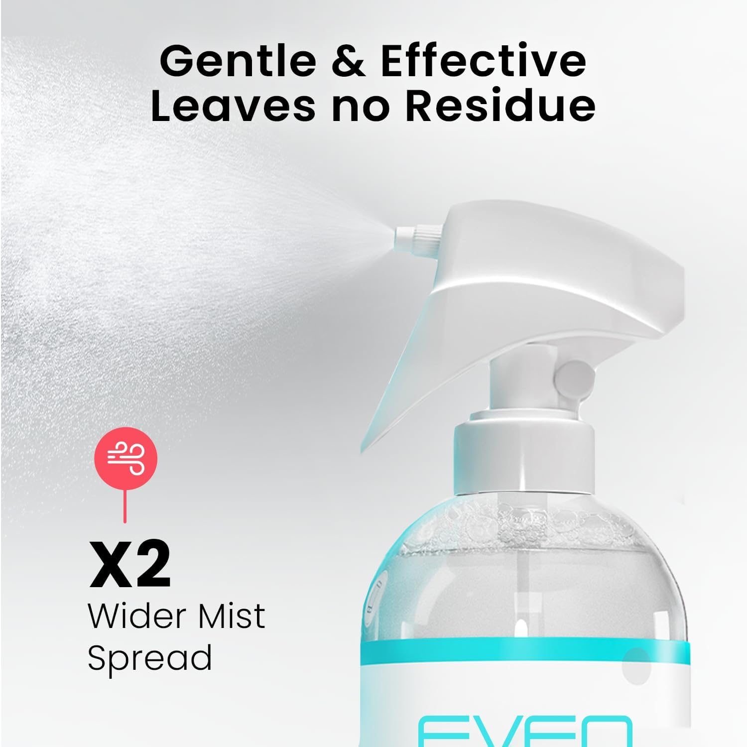 Detalle 2 de EVEO Screen Cleaner Spray (Streak-Free) TV Screen Cleaner Kit with Plush Microfiber Cloth