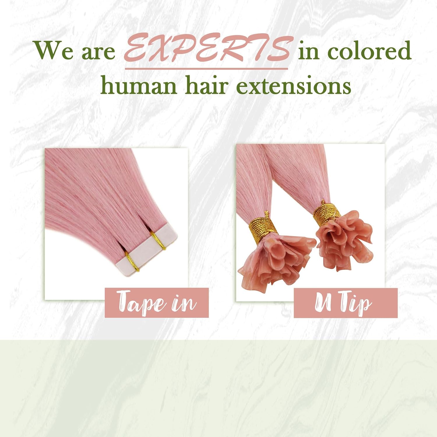 Thumbnail 6 de RUNATURE Extension Biadesive Capelli Veri Rosa 35 cm – 10 pezzi Remy, Colore Pink