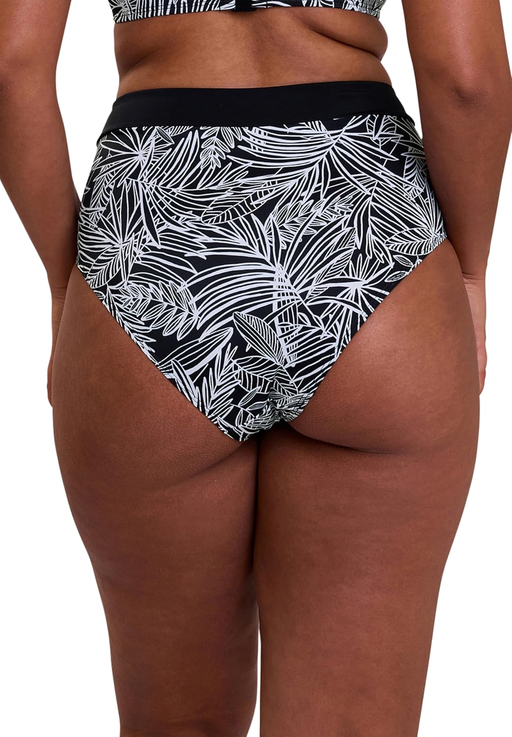 Thumbnail 1 de SANS COMPLEXE Bas de Bikini Femme – culotte taille haute, imprimé graphique et uni