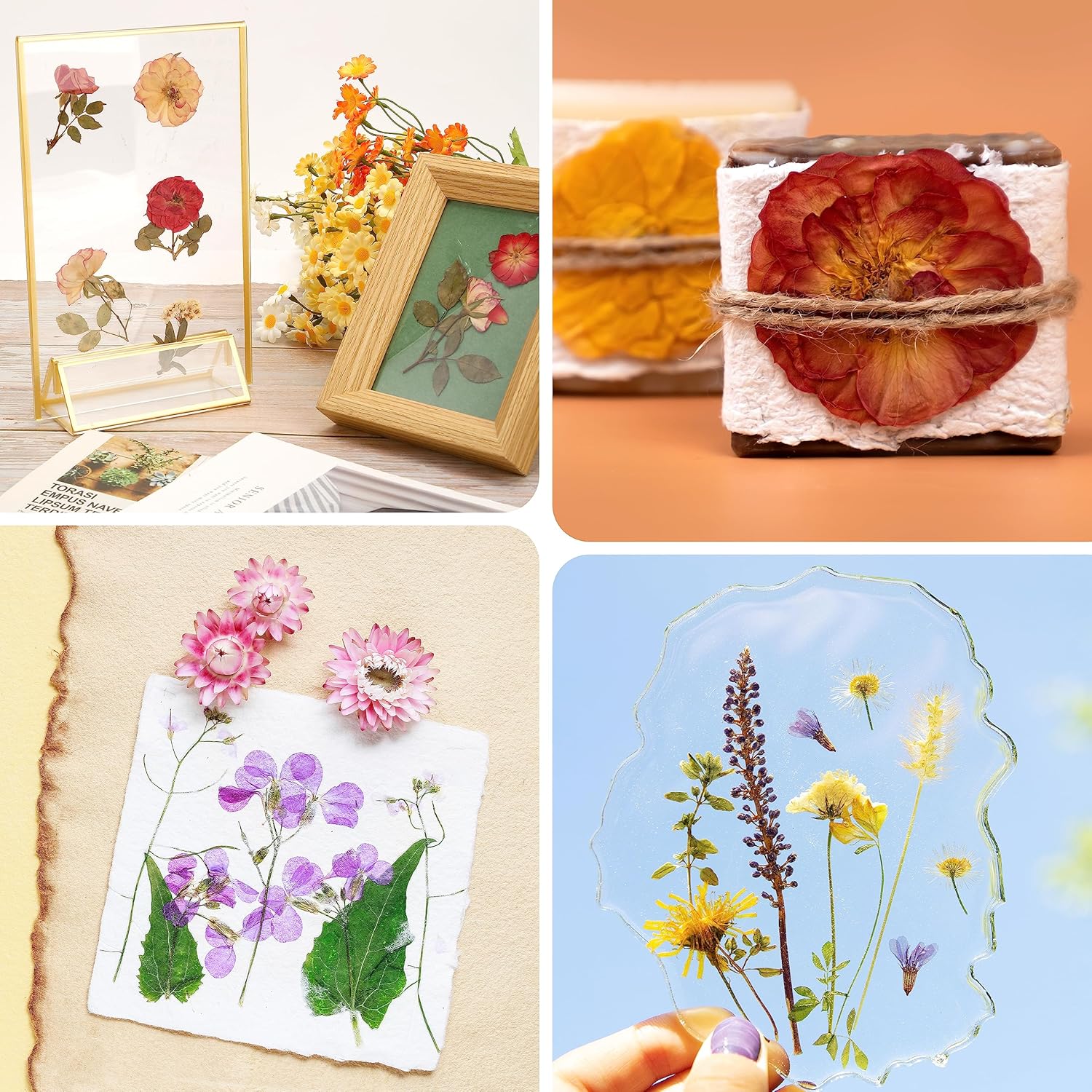 Thumbnail 3 de Aboofx Flower Press Kit (11x11) — 10-Layer Wooden Flower Press for Crafting, Drying & Preservation