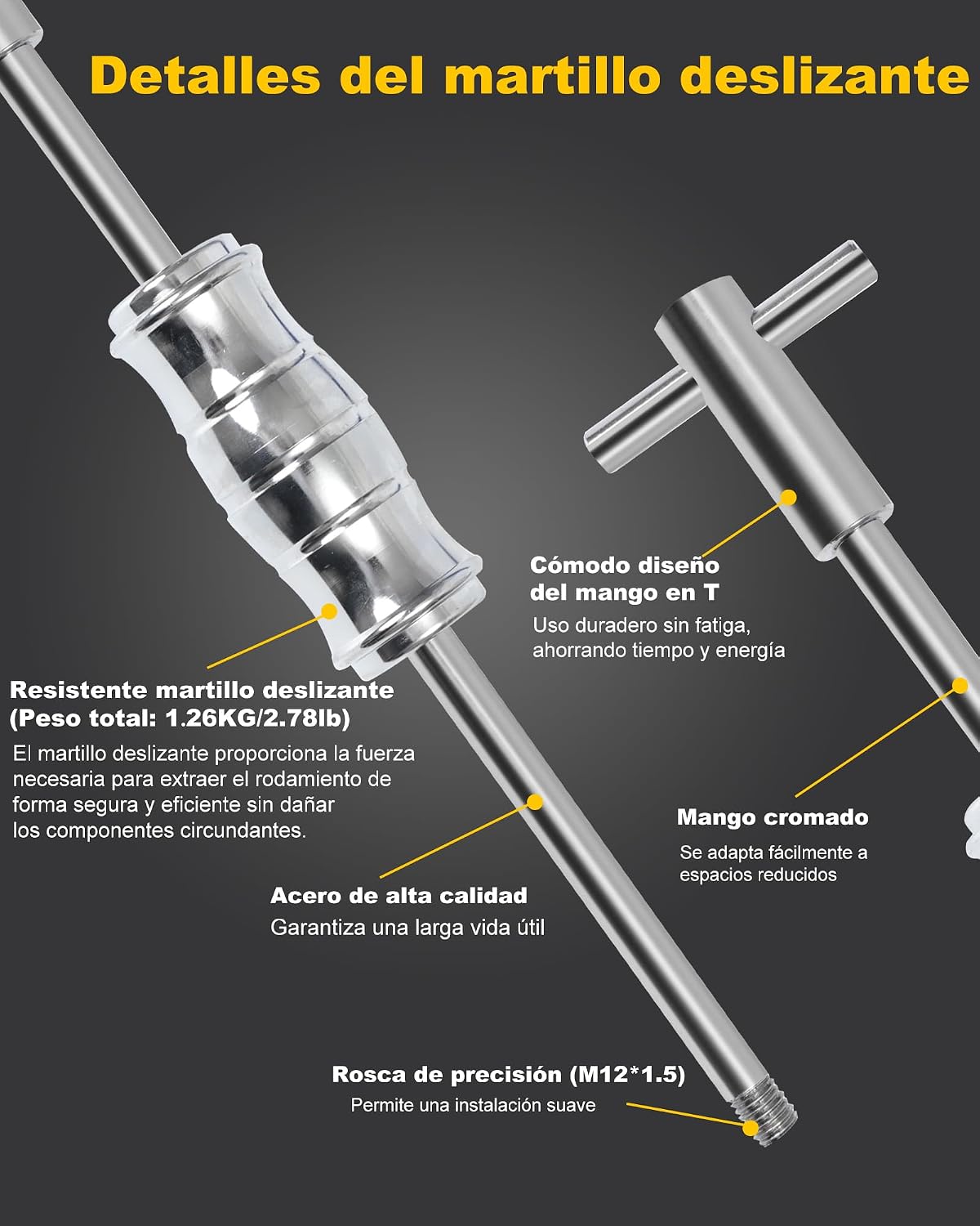 Thumbnail 3 de XSTARYE Extractor Rodamientos Bicicleta 8–32 mm