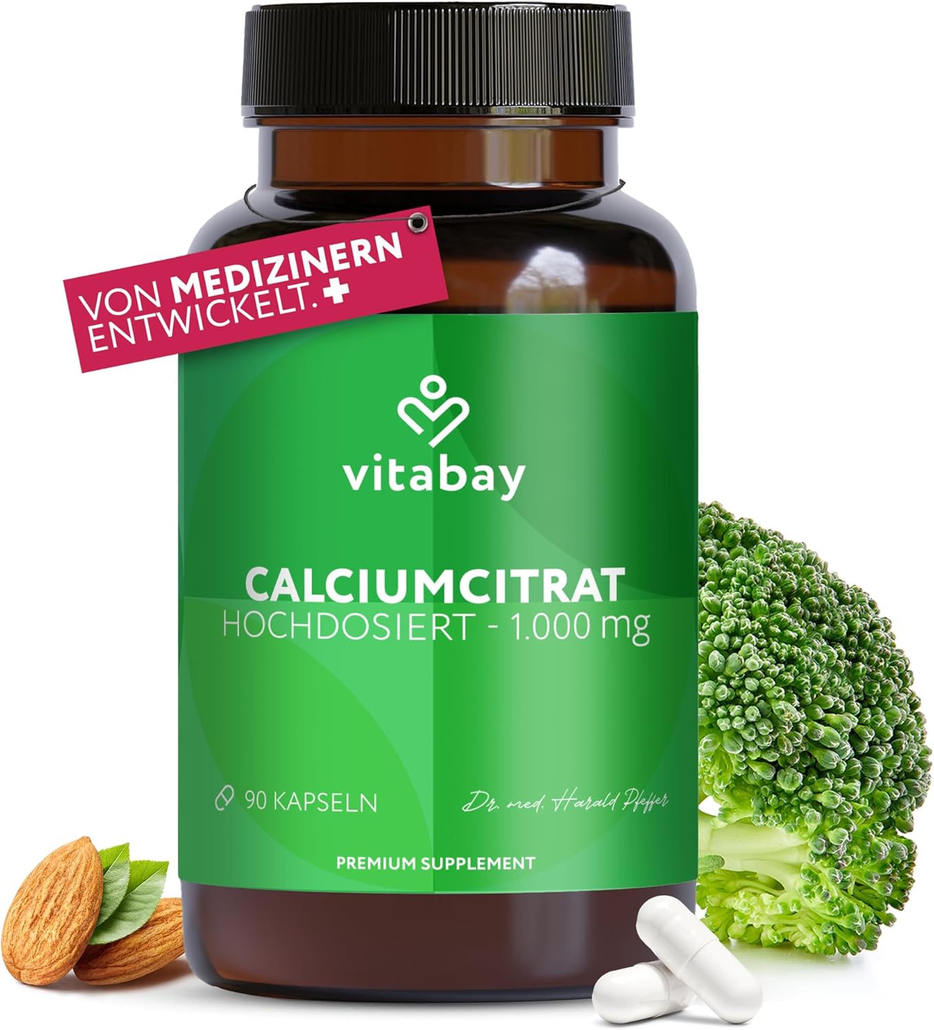 Detalle de Vitabay Calcium 1000 mg Kapseln 90 Stück