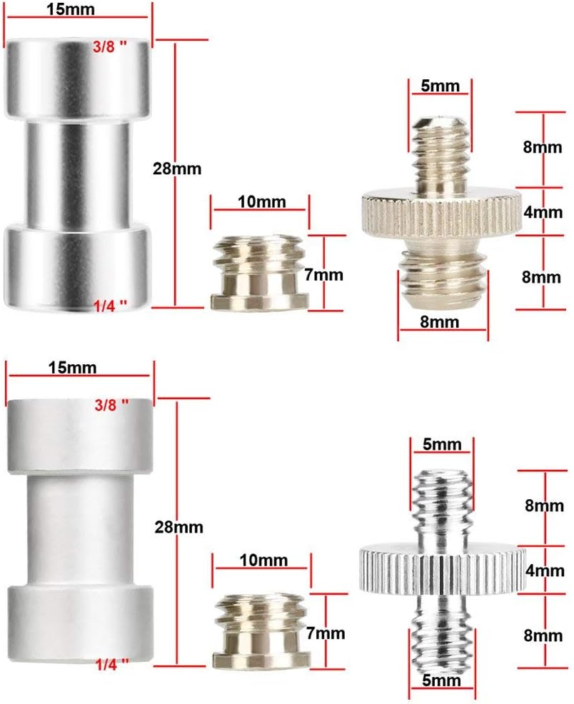Thumbnail 5 de UTEBIT 1/4 to 3/8 Camera Screw Adaptor Set