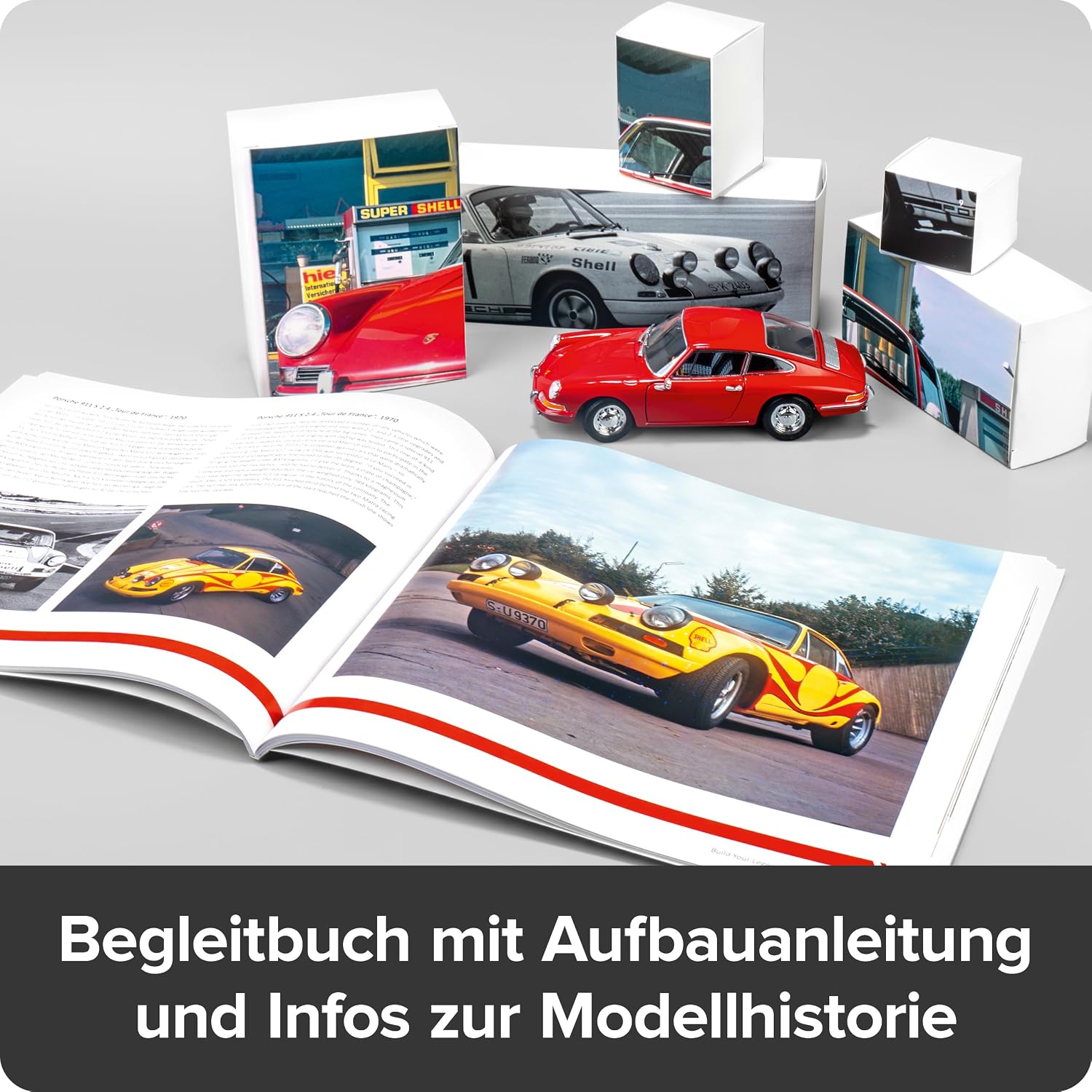 Detalle 2 de Franzis Porsche 911 1:24 Modellbausatz mit Sound