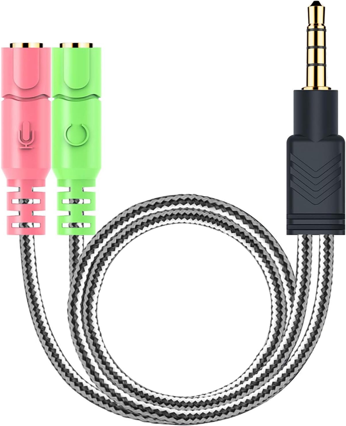 MillSO headset mic splitter 3.5mm TRRS