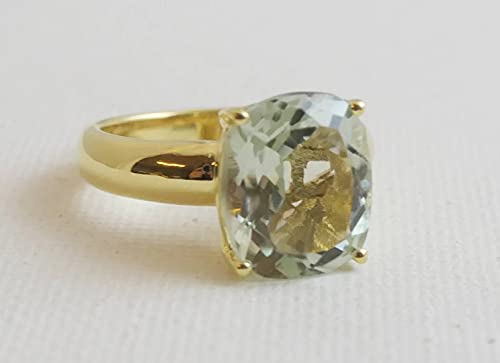 Thumbnail 6 de Grüner Amethyst Ring Damen von Sophia Rose Jewellery – US-Größe 9 (Diameter 19 mm)