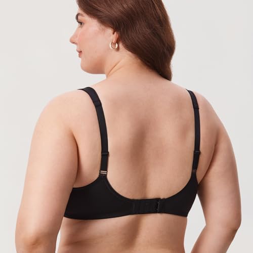 Thumbnail 1 de DELIMIRA Femme Soutien-Gorge Minimiseur Noir 105F – Confort et couvrance pour grandes tailles
