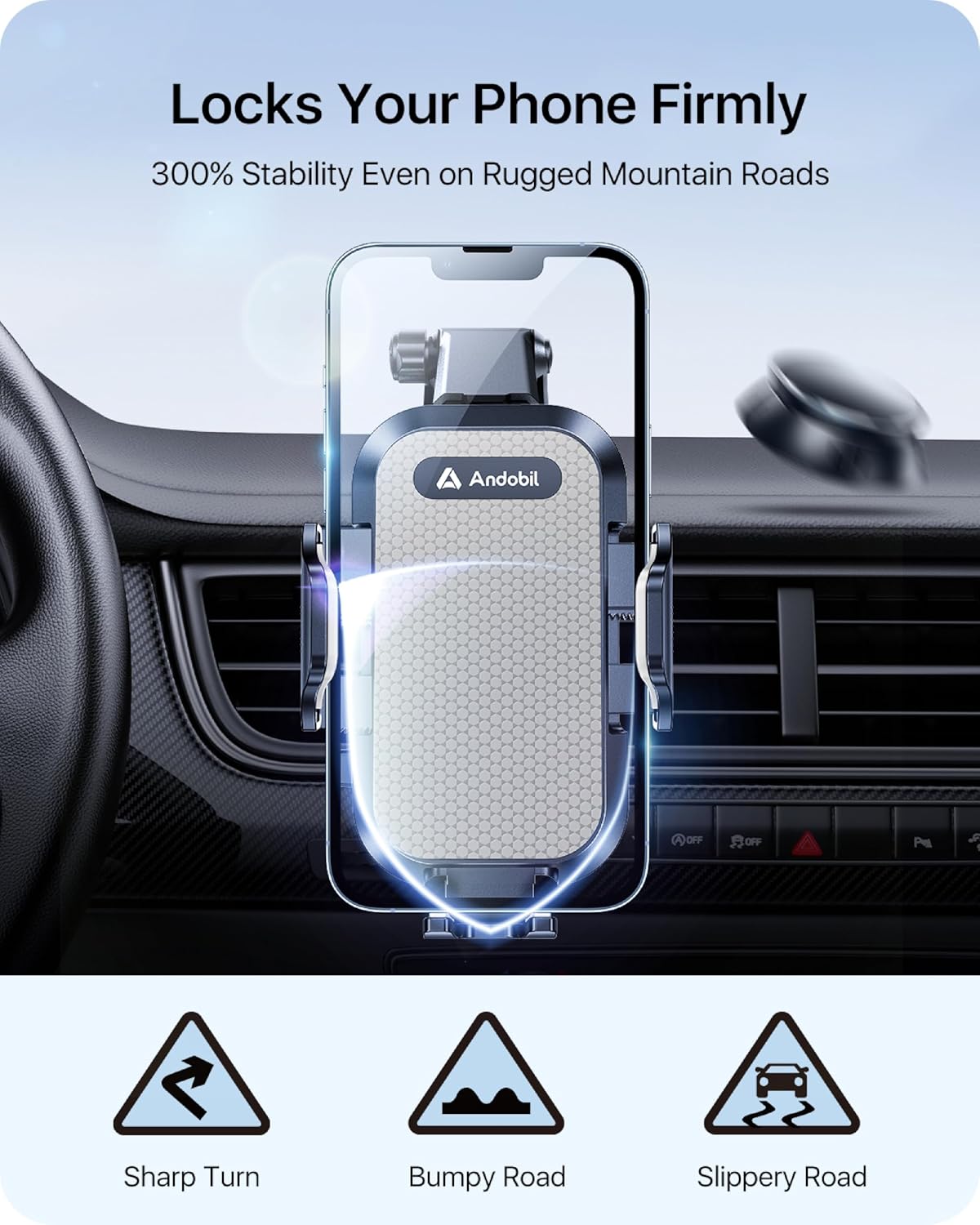 Thumbnail 6 de Andobil Car Phone Mount for 4- to 7-inch Phones