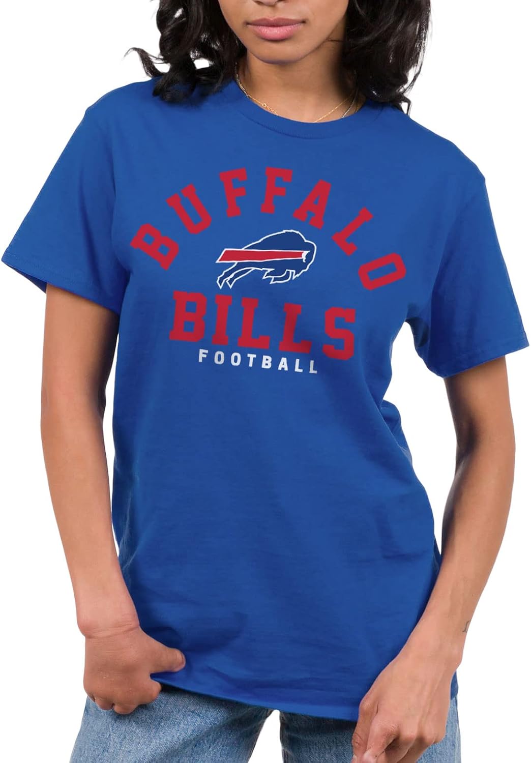 Thumbnail 1 de Junk Food NFL Unisex Classic Team Logo T-Shirt (Buffalo Bills fan tee)