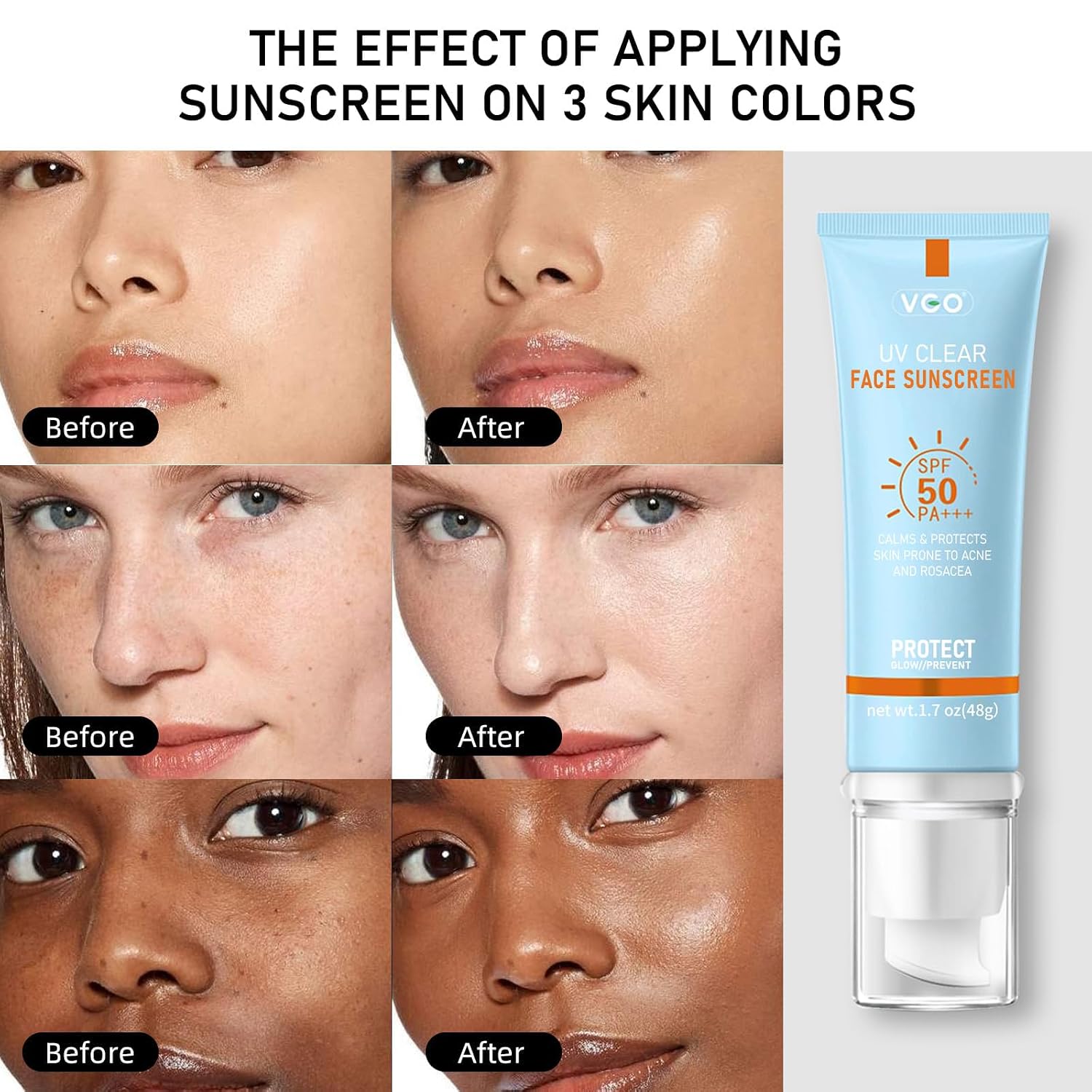 Detalle de VGO Face Sunscreen SPF 50