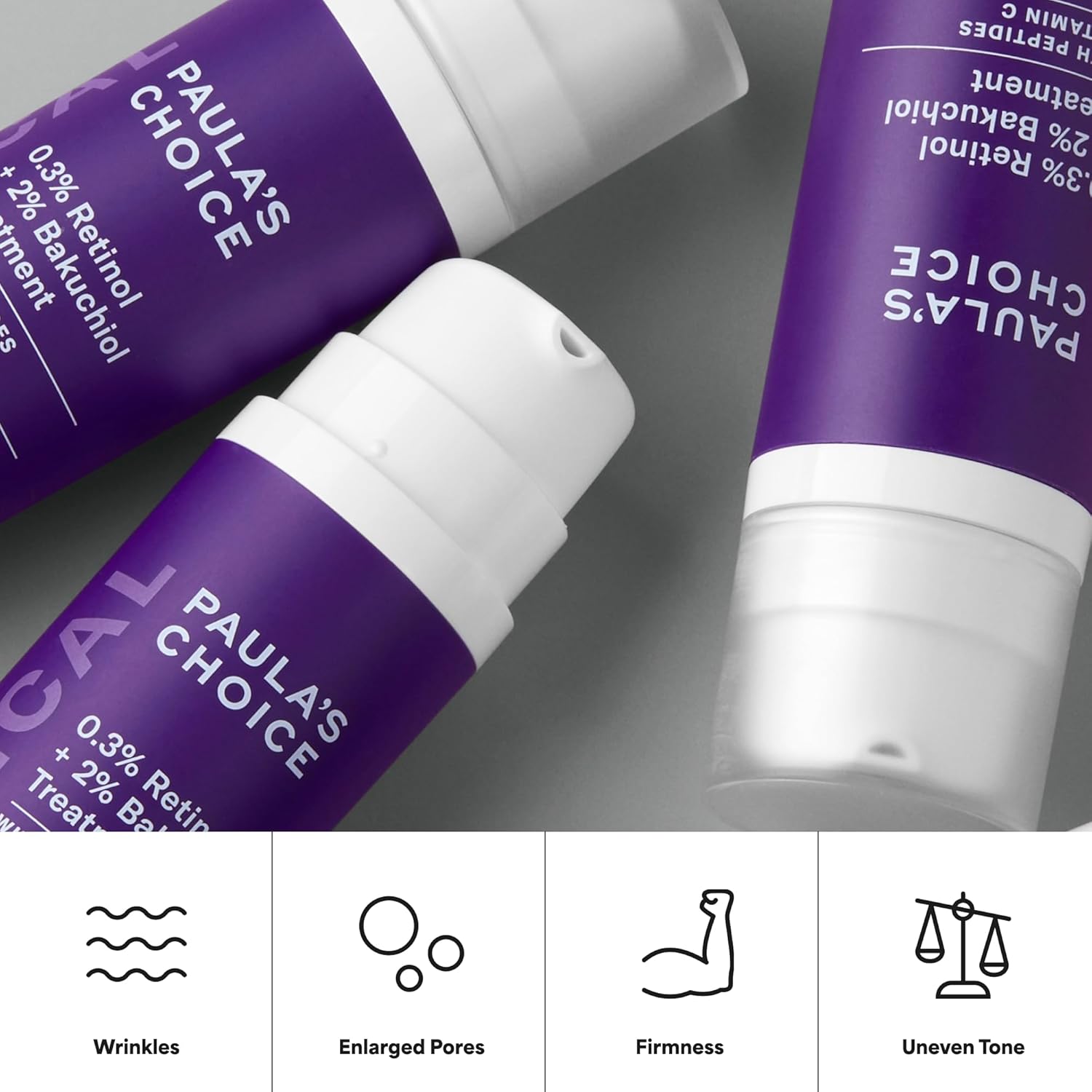 Detalle de Paula's Choice CLINICAL 0.3% Retinol + 2% Bakuchiol Face Serum