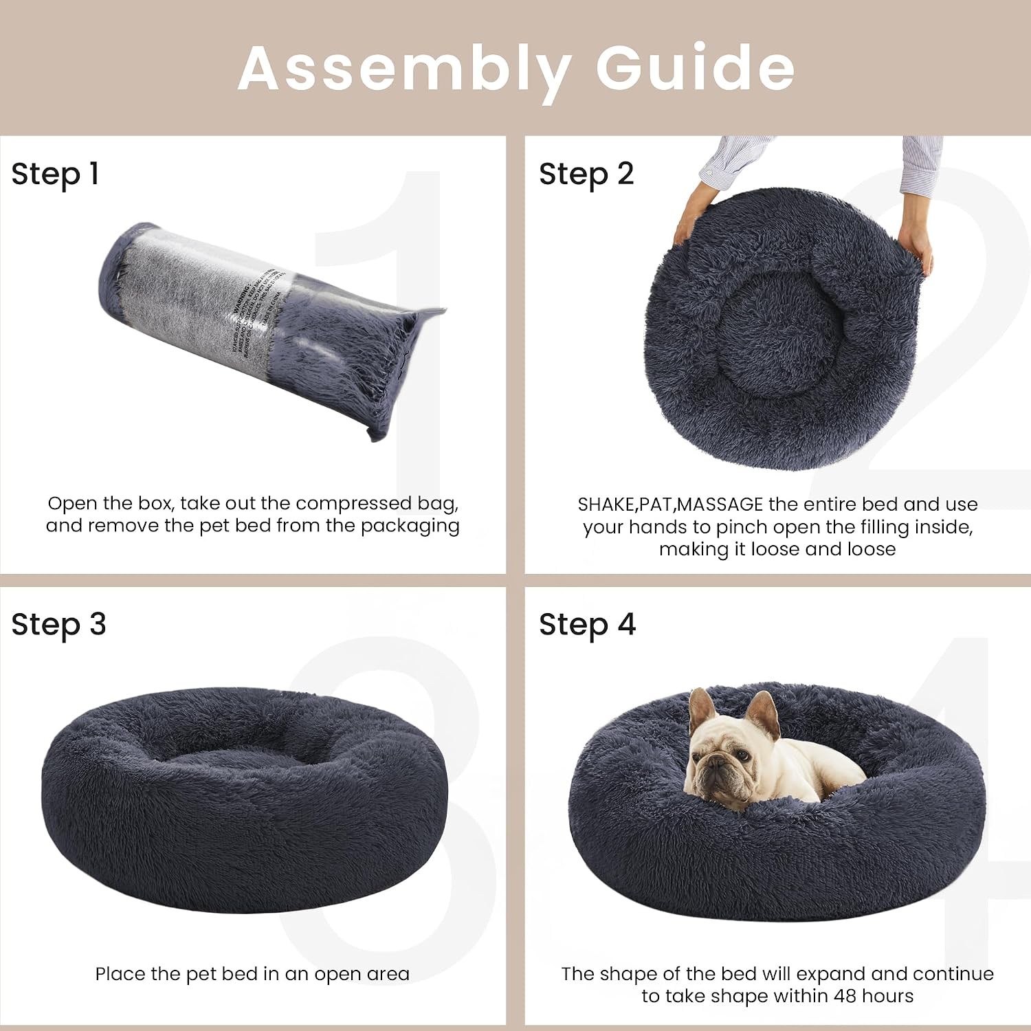 Detalle de Love's cabin Cat Bed, 20-Inch