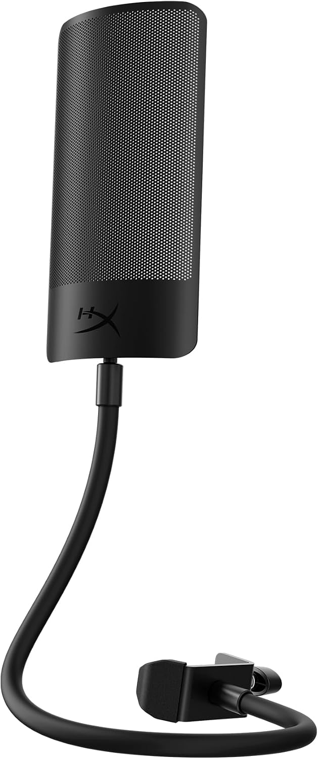 Detalle de HyperX Shield マイクポップフィルター 金属メッシュ・フレキシブルグースネック・工具不要