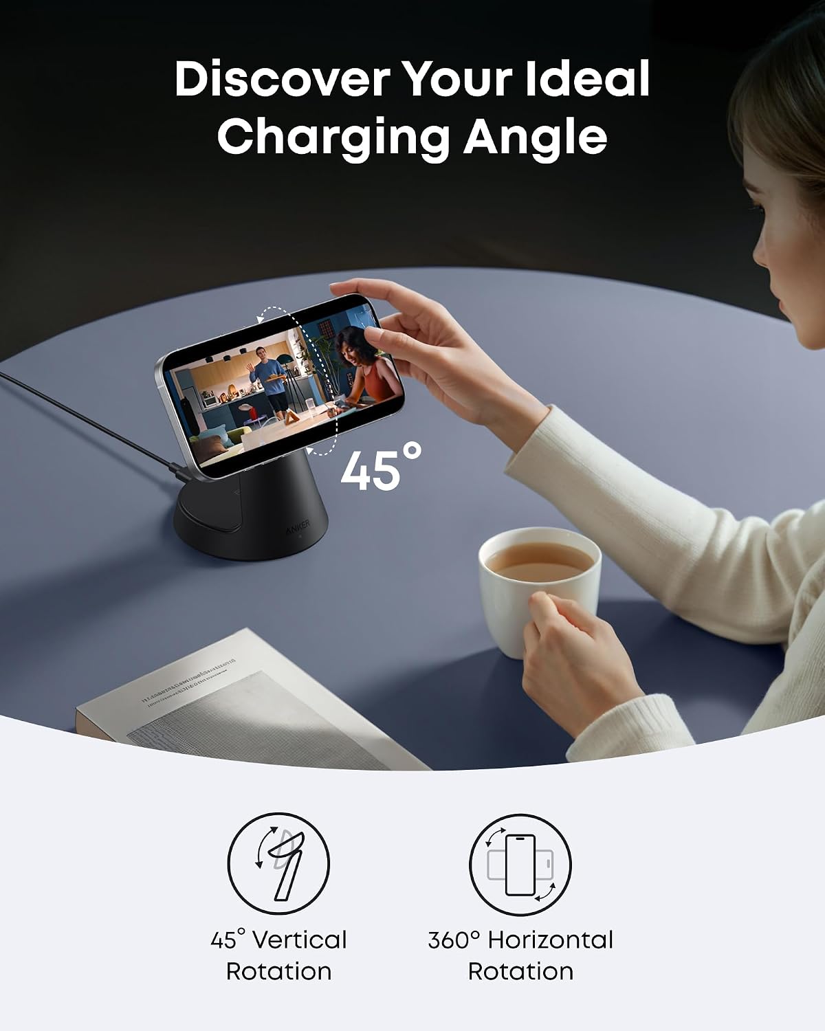 Thumbnail 5 de Anker MagGo 3-in-1 Wireless Charger