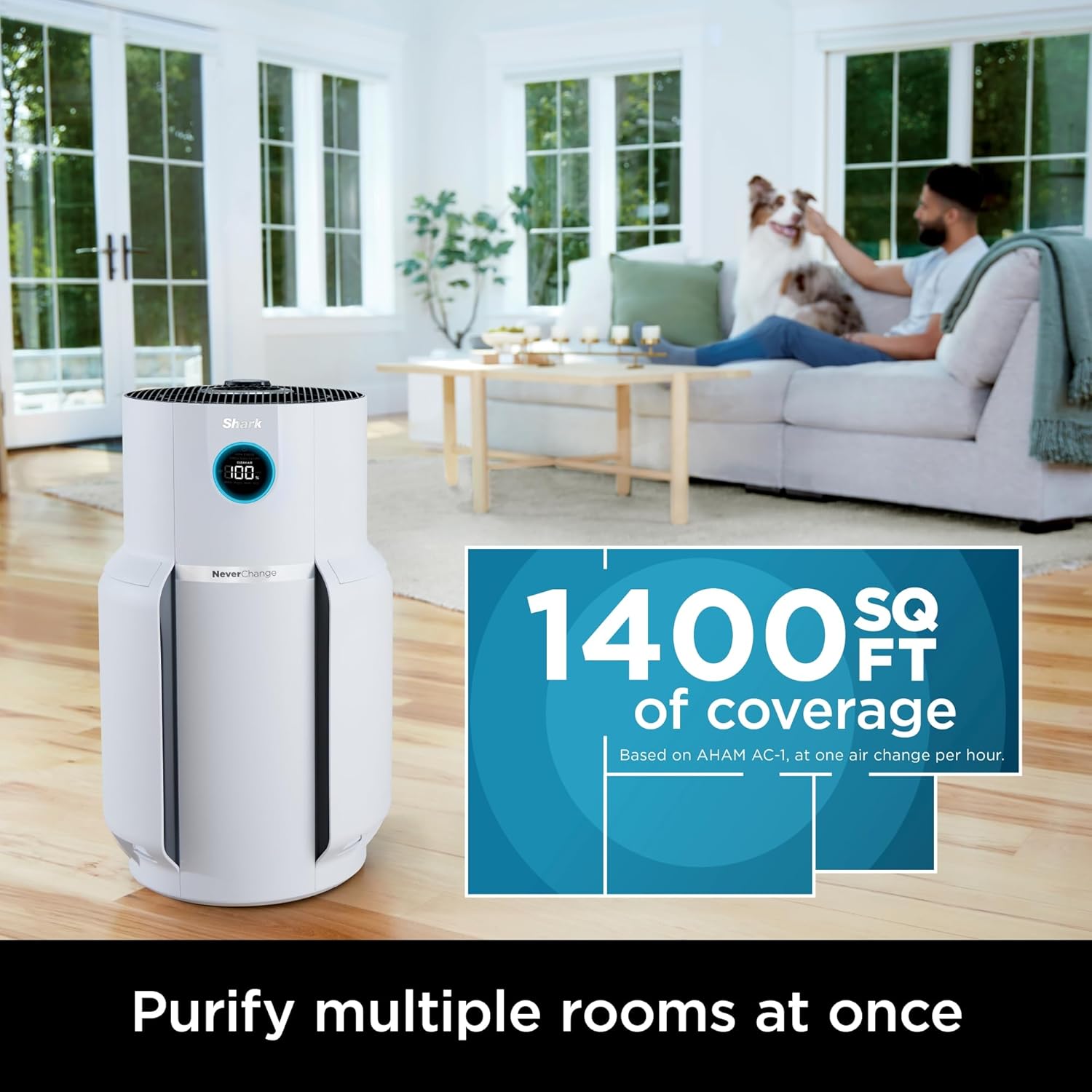 Thumbnail 2 de Shark R-HP302 NeverChange Air Purifier (Certified Refurbished) for up to 1400 sq. ft.