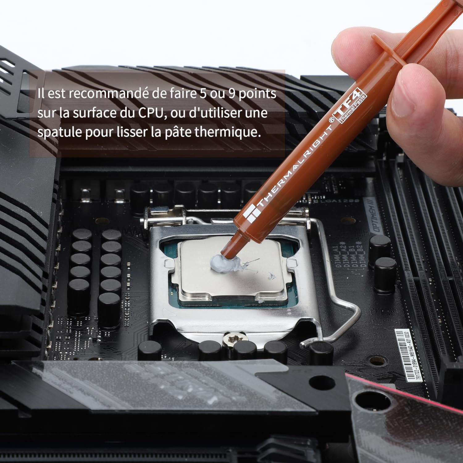 Thumbnail 6 de TR TF4 4G Pasta termica per CPU e GPU (conduttiva, 9,5 W/m·K) con spatola