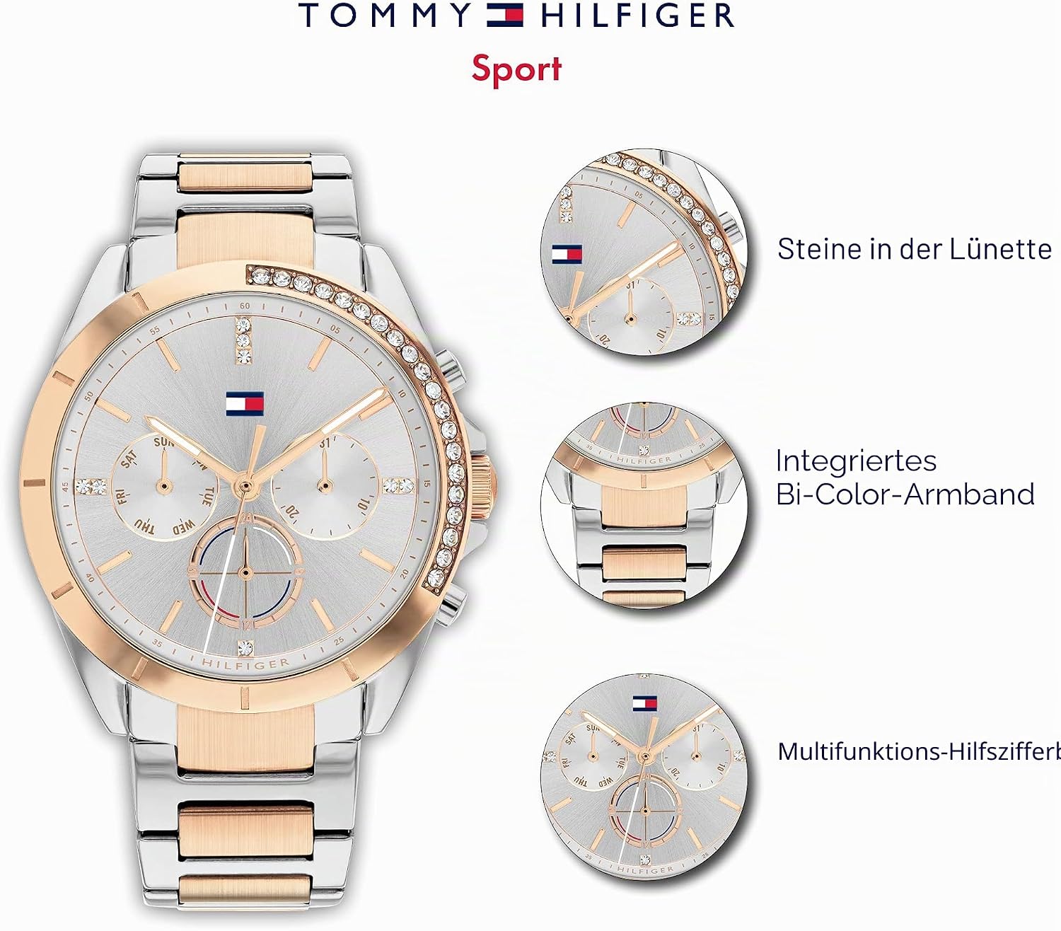 Thumbnail 4 de Tommy Hilfiger 38 mm Quarz Damen Uhr