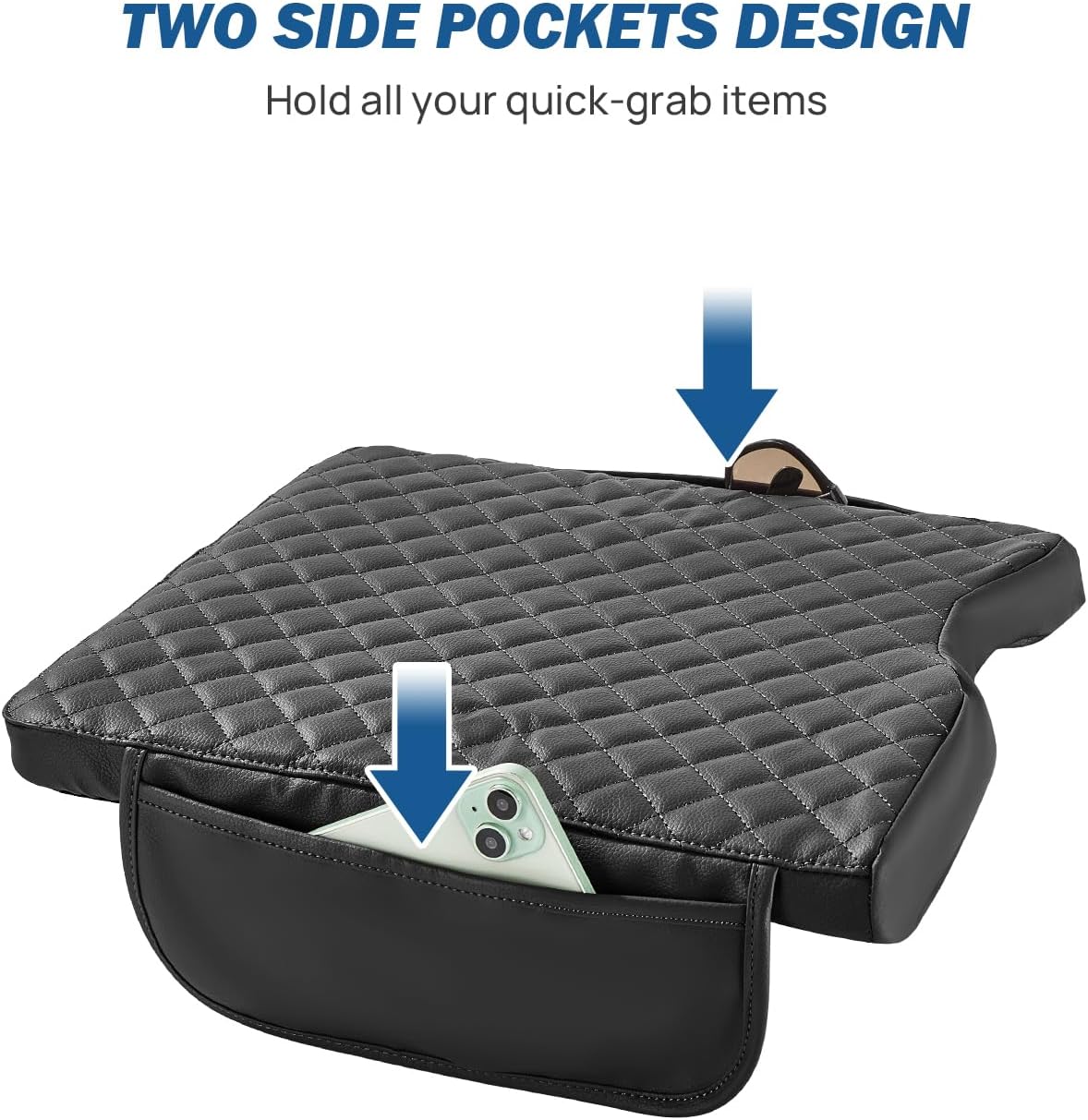 Thumbnail 2 de JOYTUTUS Center Console Cover for 2015-2026 Ford F-150 and 2017-2026 F-250/F-350/F-450 (40/20/40 Jump Seat)