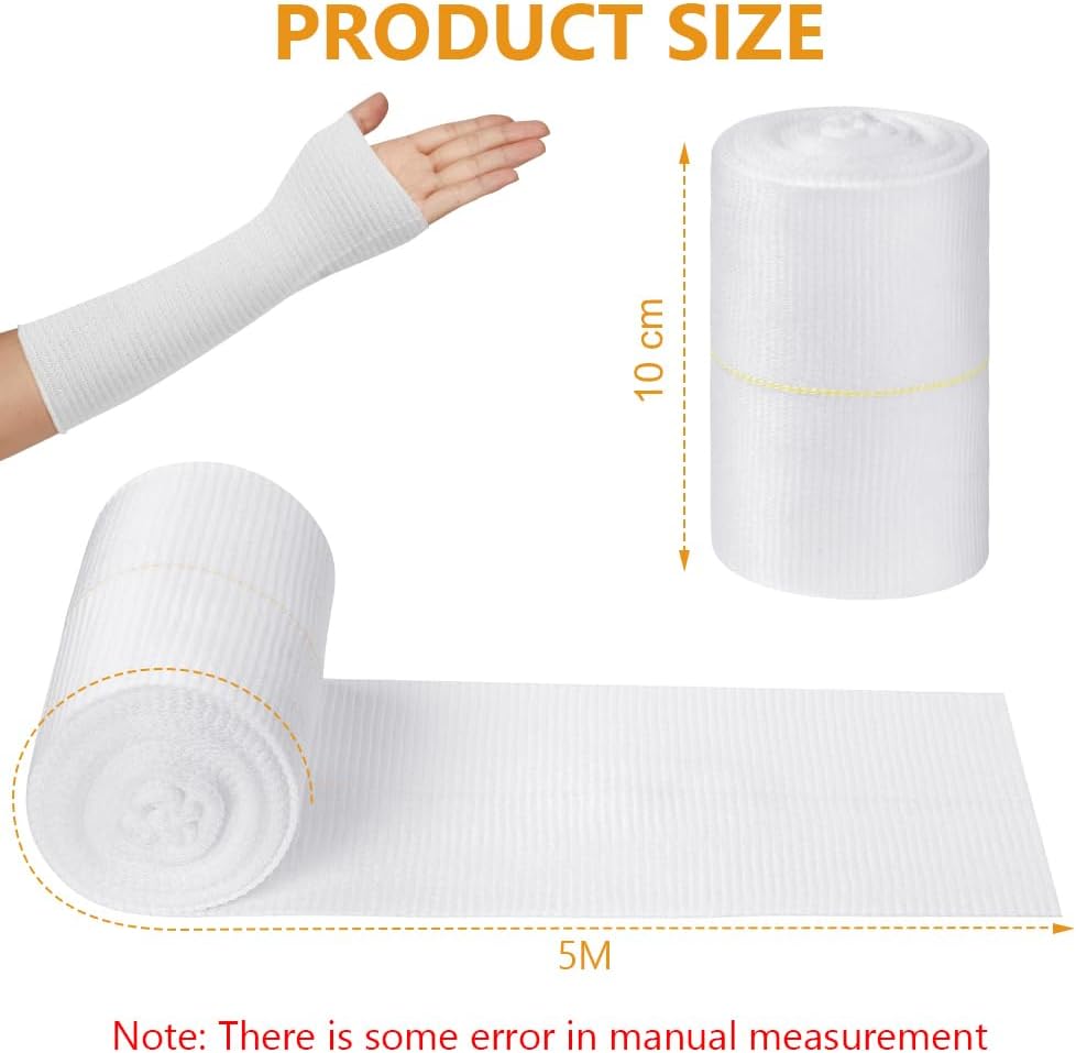 Detalle 2 de Flintronic Bendaggio Tubolare per Braccio 7,5 cm x 5 m: supporto elastico in cotone per ferite, edemi e fasciature multiple